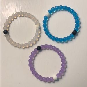 three lokai bracelets (can be bought separate)